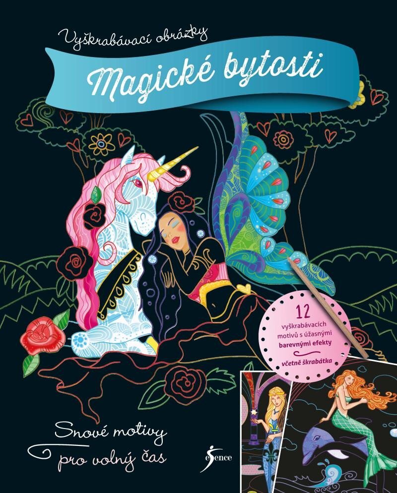 Vyškrabávací obrázky - Magické bytosti